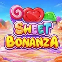 Sweet Bonanza slot met snoepjes en fruit op tumble grid